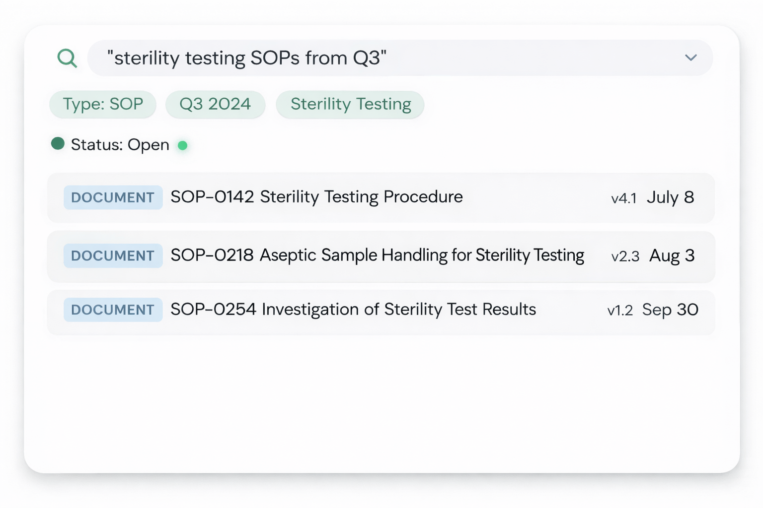 AI Guided Search and Filter Building