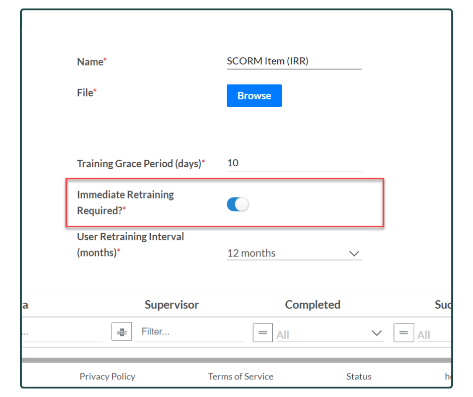 Retraining Trigger Retraining Trigger
