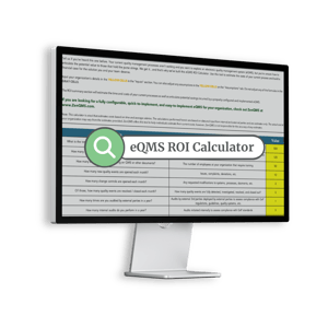 eQMS ROI Calculator landing page icon