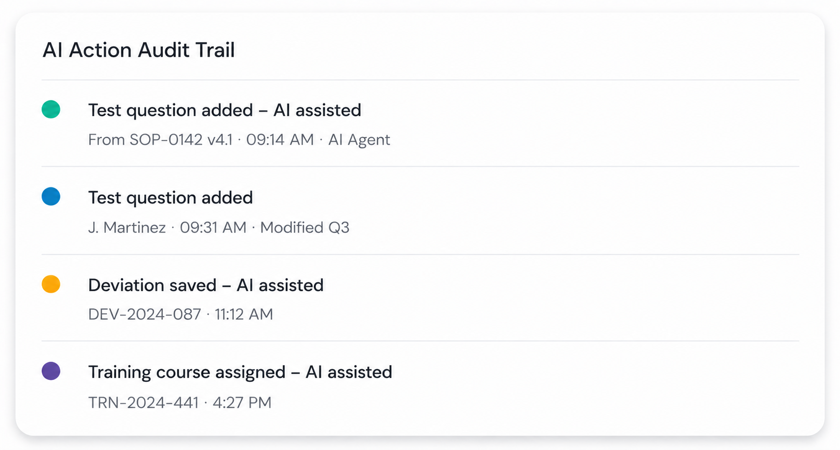 Audit Trail AI