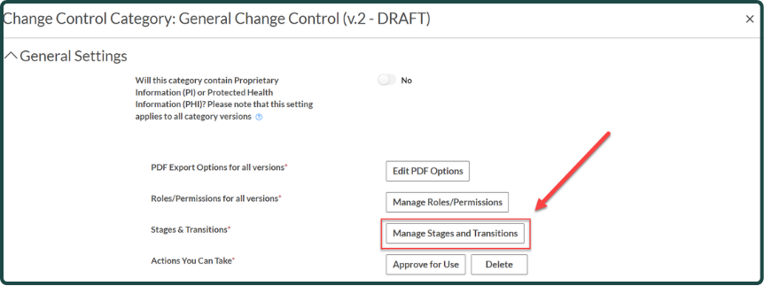 Change Control Workflow