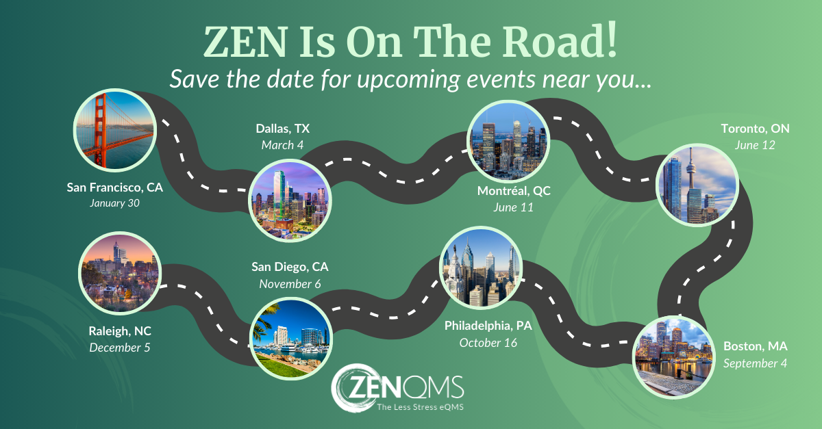 ZenQMS QLF Roadshow